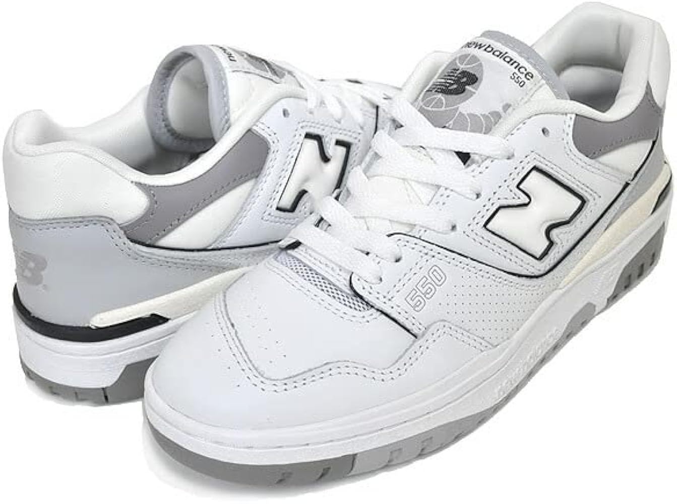 Amazon.co.jp: [ニューバランス] BB550PWA WHITE/GRAY width D 550